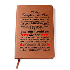 To My Daughter-in-Law Honor – Leather Journal